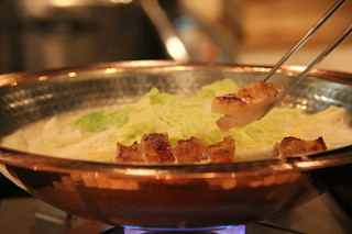 熊本串焼 ノ木口 - 天草大王の水炊き鍋。予約制で承ります