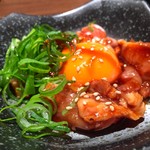 北新地 鳥屋 - toriya:鶏ユッケ