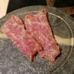 日本料理 みや  - 29年1月　宮崎牛ミスジ肉