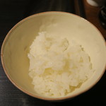 日本料理 みや  - 29年1月　石川棚田米　取り分けて