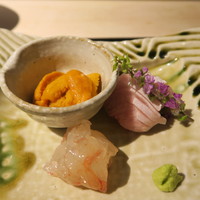 日本料理 みや  - 29年1月　千葉大原伊勢海老、長崎壱岐天然鰤、北海道バフン雲丹