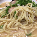 らーめん専門店 煮干しと豚 - 麺アップ