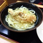 うどん雅や - 朝うどん かけうどん(小)+ちくわ天ぷら @280円