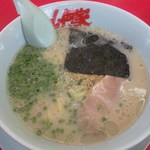 山岡家 - 朝ラーメン（脂少なめ・味濃いめ）