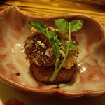 幸咲 - ★帆立の香扇揚げと焼きじゃが芋のバター正油