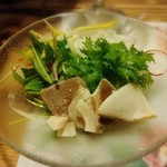 幸咲 - ★へべず鰤の湯引きサラダ