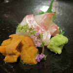 車力門 ちゃわんぶ - 28年12月　バフン雲丹、鯛