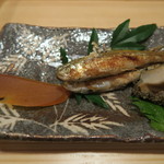 車力門 ちゃわんぶ - 28年12月　琵琶湖もろこ、淡路唐墨、宮城鮑　アップ