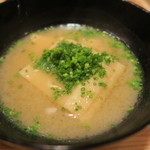 車力門 ちゃわんぶ - 28年12月　京揚げ味噌汁