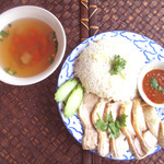 Thai chicken rice "Khao Man Gai"