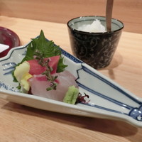 寿楽 - 刺身二点盛り1,000円