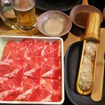 Shabushabu Onyasai - 牛肉＆鶏つみれ