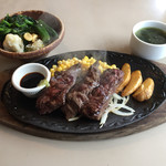 ステーキハンバーグ＆サラダバーけん - 