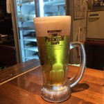 立呑み 魚椿 - 生ビール