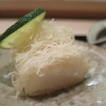 炭火割烹 いふき - 貝柱のカダイフ揚げアップ