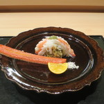 炭火割烹 いふき - 焼蟹