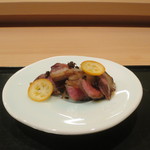 炭火割烹 いふき - ぼたん炭火焼き