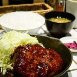 東京トンテキ - ハンバーグ定食1050円