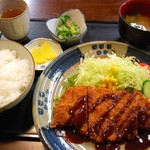 しまんとハマヤ - こめ豚とんかつ定食