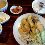 串揚 やまと - 串あげ定食