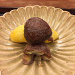 Ogata - 柚子の飯蒸しと渋皮栗
