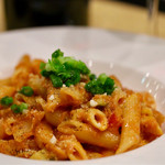 波へい - かにトマトクリームペンネ