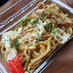 浅野おやき店 - 焼きうどん 450円