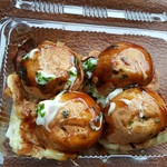 浅野おやき店 - チーズたこ焼き4個 240円