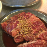 立呑み処 七輪炭火ホルモン 田 - ハラミ肉厚仕様！イイぞ(^^)