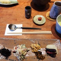 丹 - 一陣を盛り終えたところ