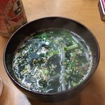 焼肉 幸 - わかめスープ（税込263円）