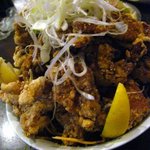 ちばチャン 海浜幕張店 - 若鶏の唐揚げ（バカ盛り　醤油ダレ）