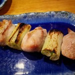 炭火串焼屋 なつや - ネギ間