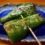 炭火串焼屋 なつや - ピーマン焼き