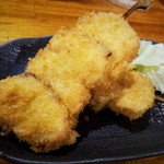 炭火串焼屋 なつや - ツムブリの串カツ