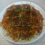 Hiroshima Fuu Okonomiyaki Kyabetsuya - (L)野菜大盛･玉子･そば1玉(1.5人前) 750円