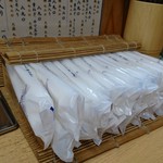 とりそば太田 - 常備品（オシボリ）