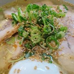 とりそば太田 - 塩玉そば（アップ）