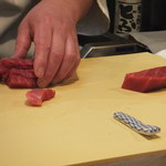 鮨 猪股 - 漬けにします