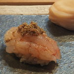 鮨 猪股 - 甘海老 味噌