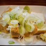 もつ焼 あぶさん - 厚揚げ