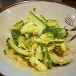 もつ焼 あぶさん - きゅうり味噌和え