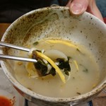 韓国家庭料理 潤 - 韓国お雑煮（お店のサービス）