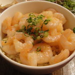 中国料理　王味 - 本日のどんぶり（炒飯扒清炒蝦仁）