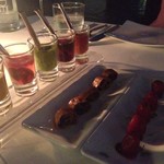 Sirocco - 前菜のソースもカラフル