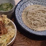 Soba To Tori Hansamu - かき揚げ丼と蕎麦のセット（ランチ）