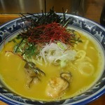 麺や 佐市 - 牡蠣ラーメン900円