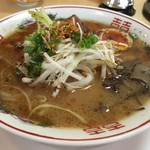 らーめん 一力 - 黒ラーメン(650円)