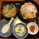 Nakamura Ya - ひれカツ丼とうどんのセット500円（特別価格）