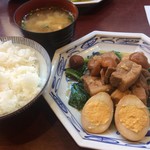 中華風家庭料理 ふーみん - ふーみん(豚肉の梅干煮定食)
